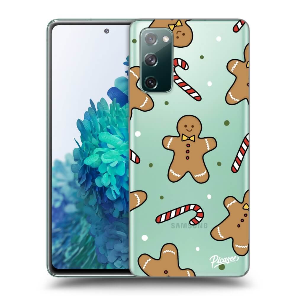 Picasee silikonowe przeźroczyste etui na Samsung Galaxy S20 FE - Gingerbread