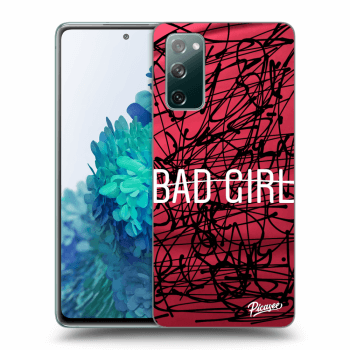 Picasee silikonowe czarne etui na Samsung Galaxy S20 FE - Bad girl