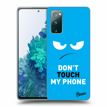 Etui na Samsung Galaxy S20 FE - Angry Eyes - Blue