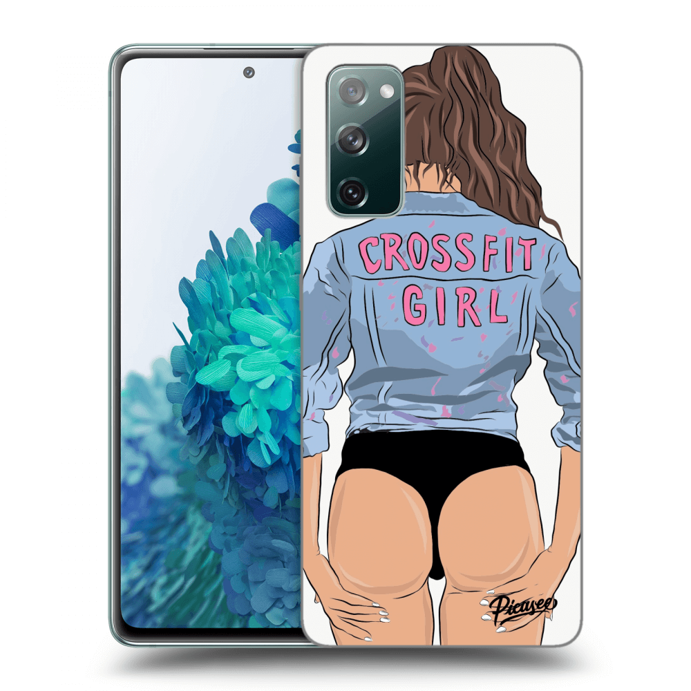 Picasee silikonowe przeźroczyste etui na Samsung Galaxy S20 FE - Crossfit girl - nickynellow