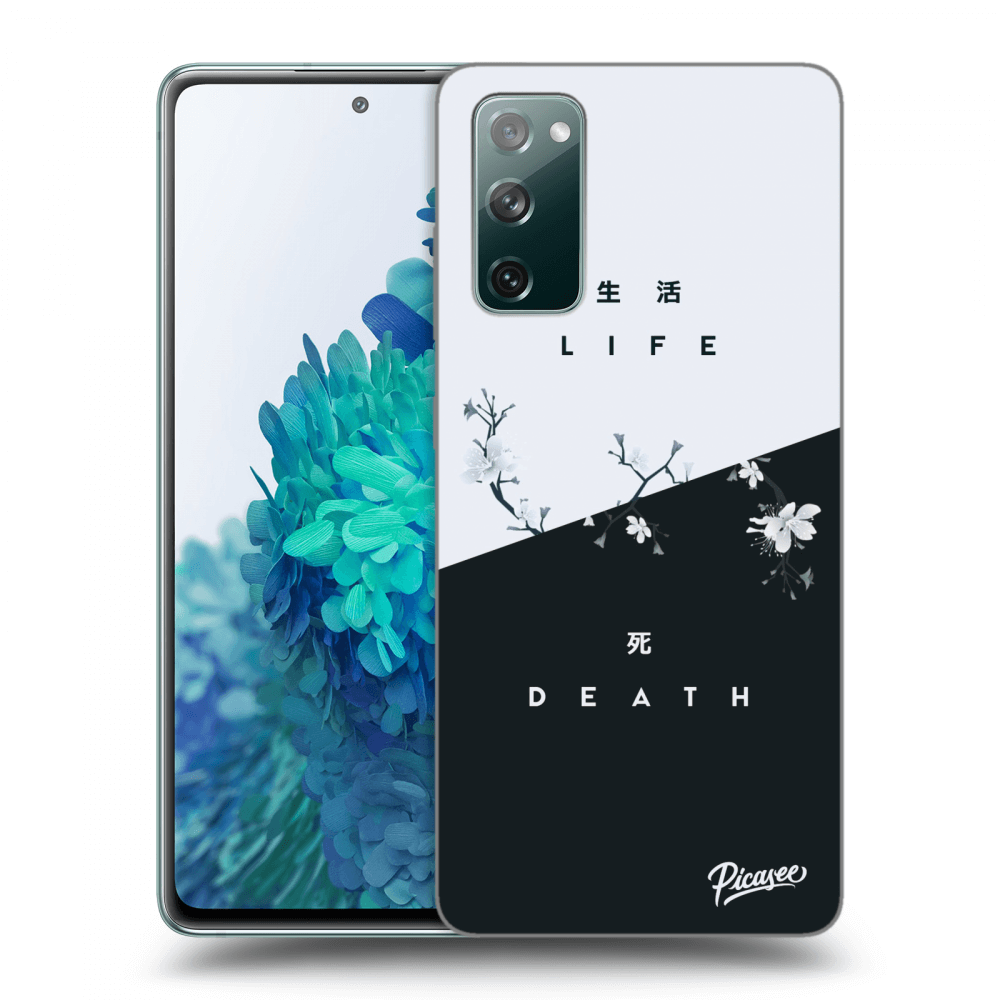 Picasee silikonowe czarne etui na Samsung Galaxy S20 FE - Life - Death