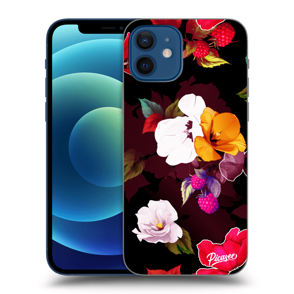 Picasee ULTIMATE CASE pro Apple iPhone 12 - Flowers and Berries