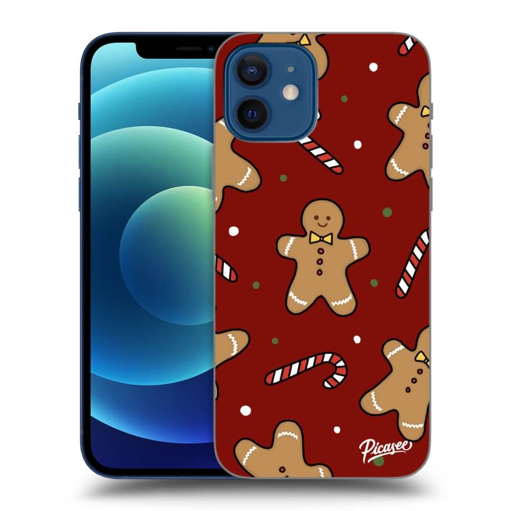 Picasee silikonowe przeźroczyste etui na Apple iPhone 12 - Gingerbread 2