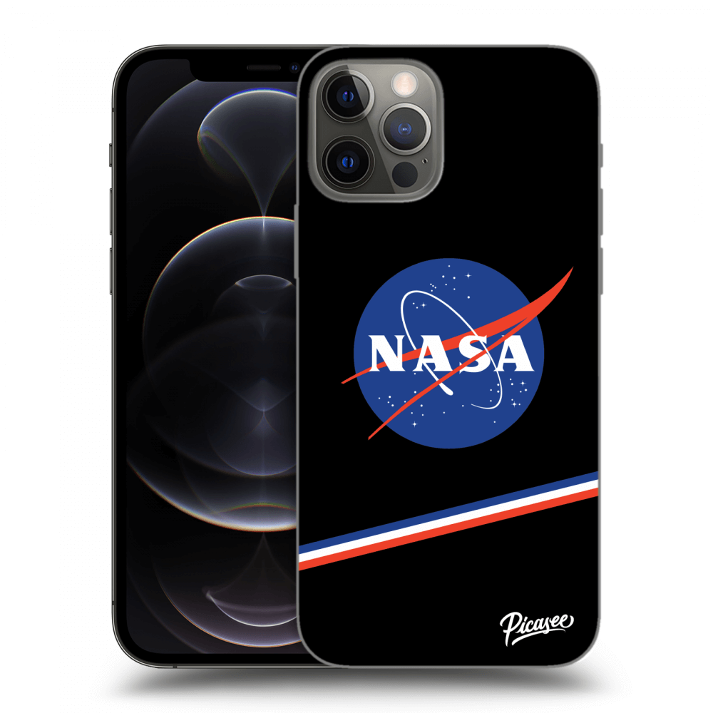 Picasee silikonowe przeźroczyste etui na Apple iPhone 12 Pro - NASA Original