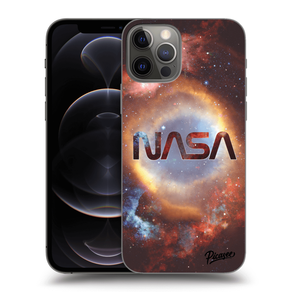 Picasee silikonowe przeźroczyste etui na Apple iPhone 12 Pro - Nebula