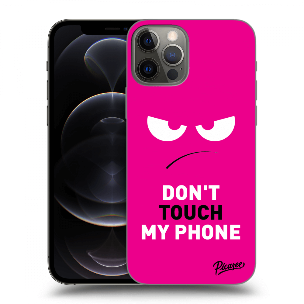 Picasee ULTIMATE CASE pro Apple iPhone 12 Pro - Angry Eyes - Pink
