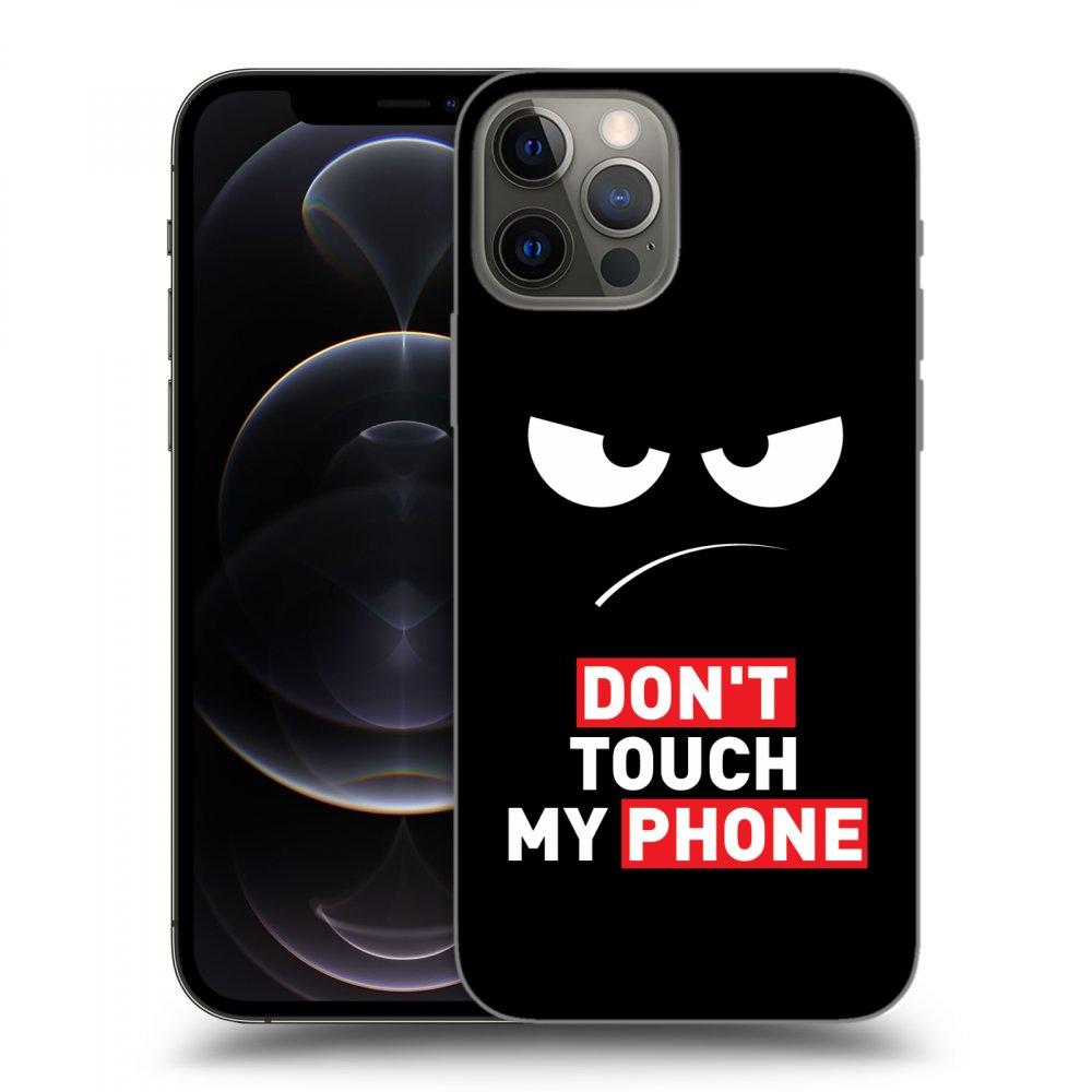 Picasee ULTIMATE CASE pro Apple iPhone 12 Pro - Angry Eyes - Transparent