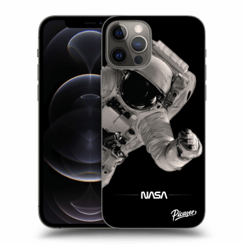Picasee silikonowe przeźroczyste etui na Apple iPhone 12 Pro - Astronaut Big