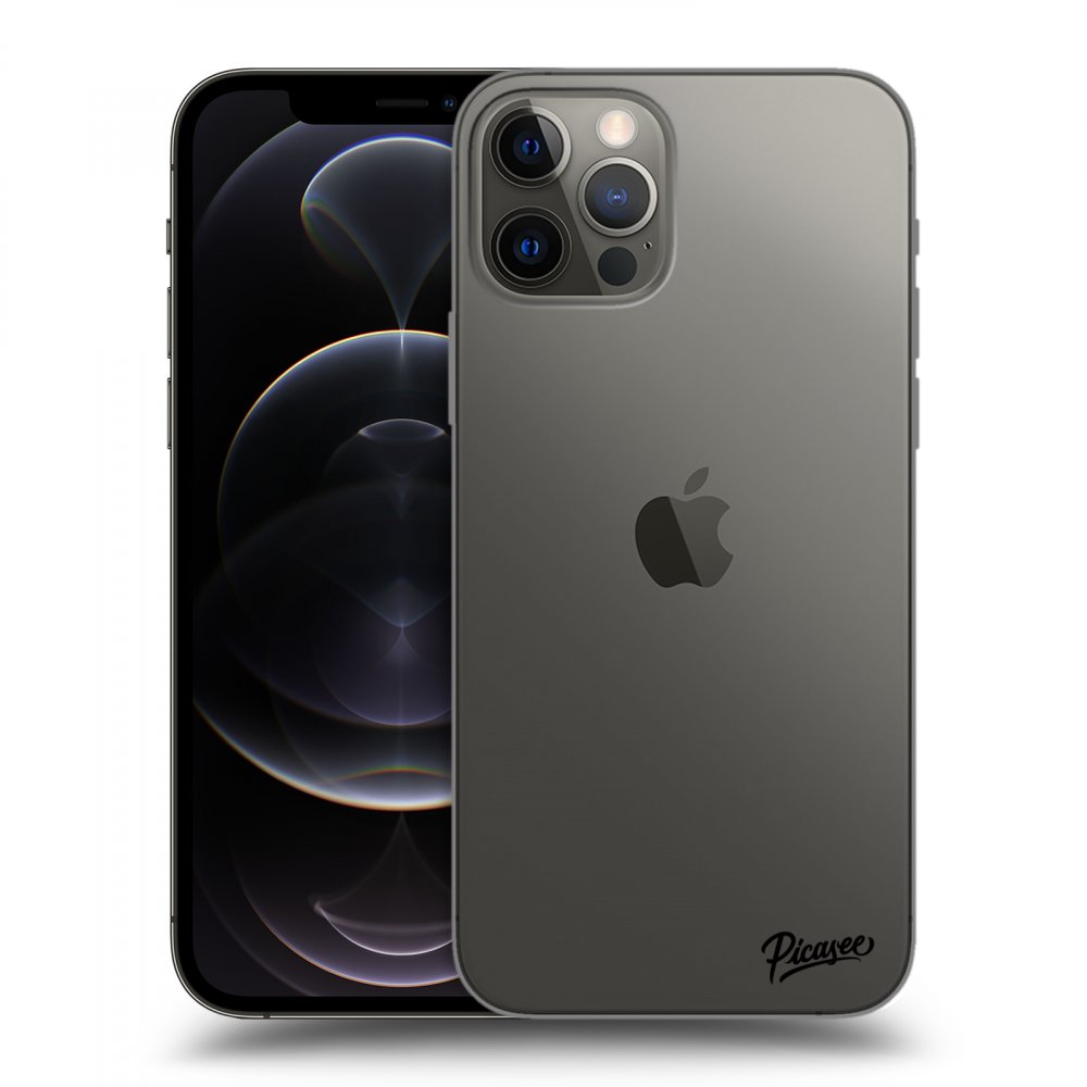 Picasee silikonowe przeźroczyste etui na Apple iPhone 12 Pro - Clear
