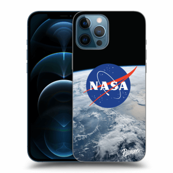 Picasee silikonowe przeźroczyste etui na Apple iPhone 12 Pro Max - Nasa Earth