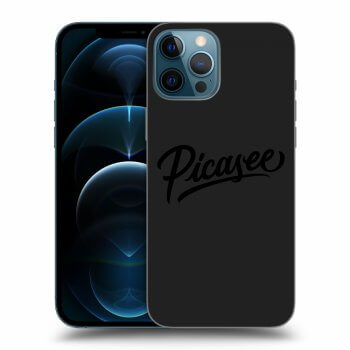 Picasee silikonowe czarne etui na Apple iPhone 12 Pro Max - Picasee - black