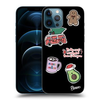 Etui na Apple iPhone 12 Pro Max - Christmas Stickers