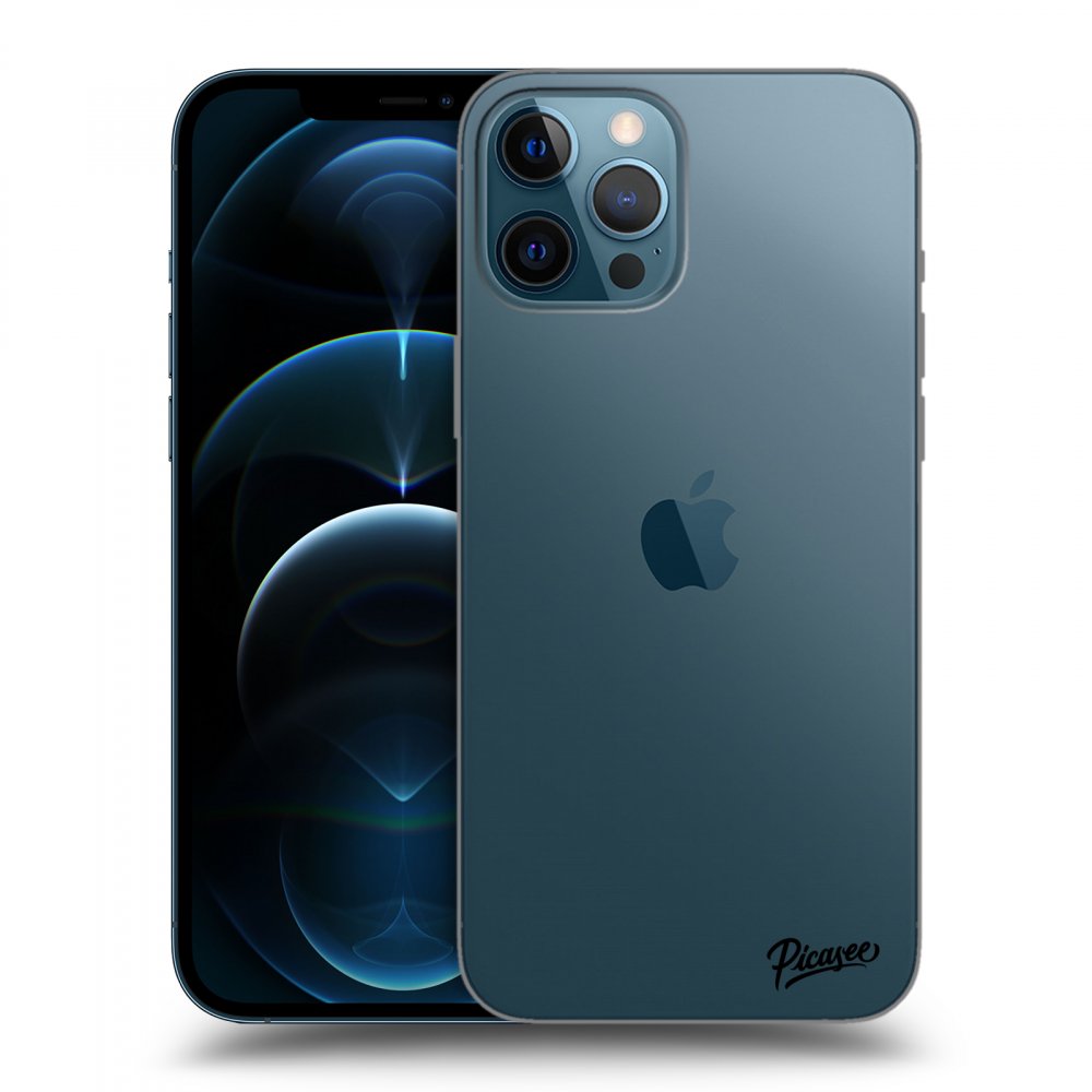 Picasee silikonowe przeźroczyste etui na Apple iPhone 12 Pro Max - Clear