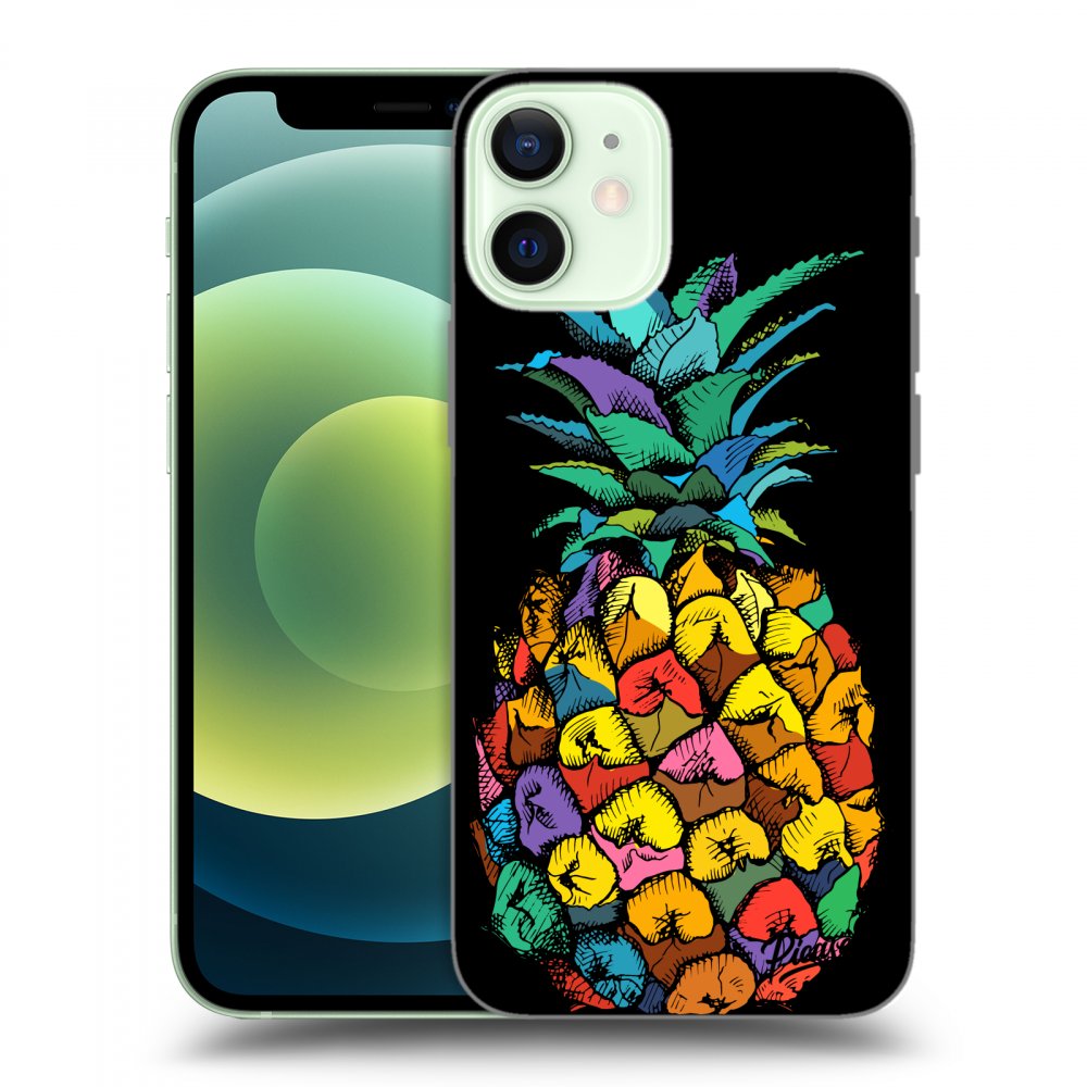 Picasee ULTIMATE CASE pro Apple iPhone 12 mini - Pineapple