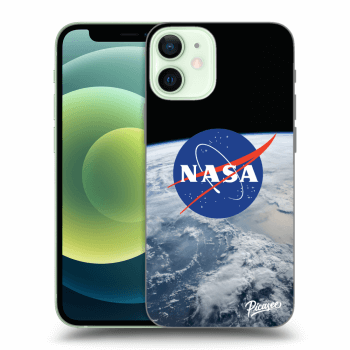 Picasee silikonowe przeźroczyste etui na Apple iPhone 12 mini - Nasa Earth
