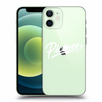 Picasee silikonowe przeźroczyste etui na Apple iPhone 12 mini - Picasee - White