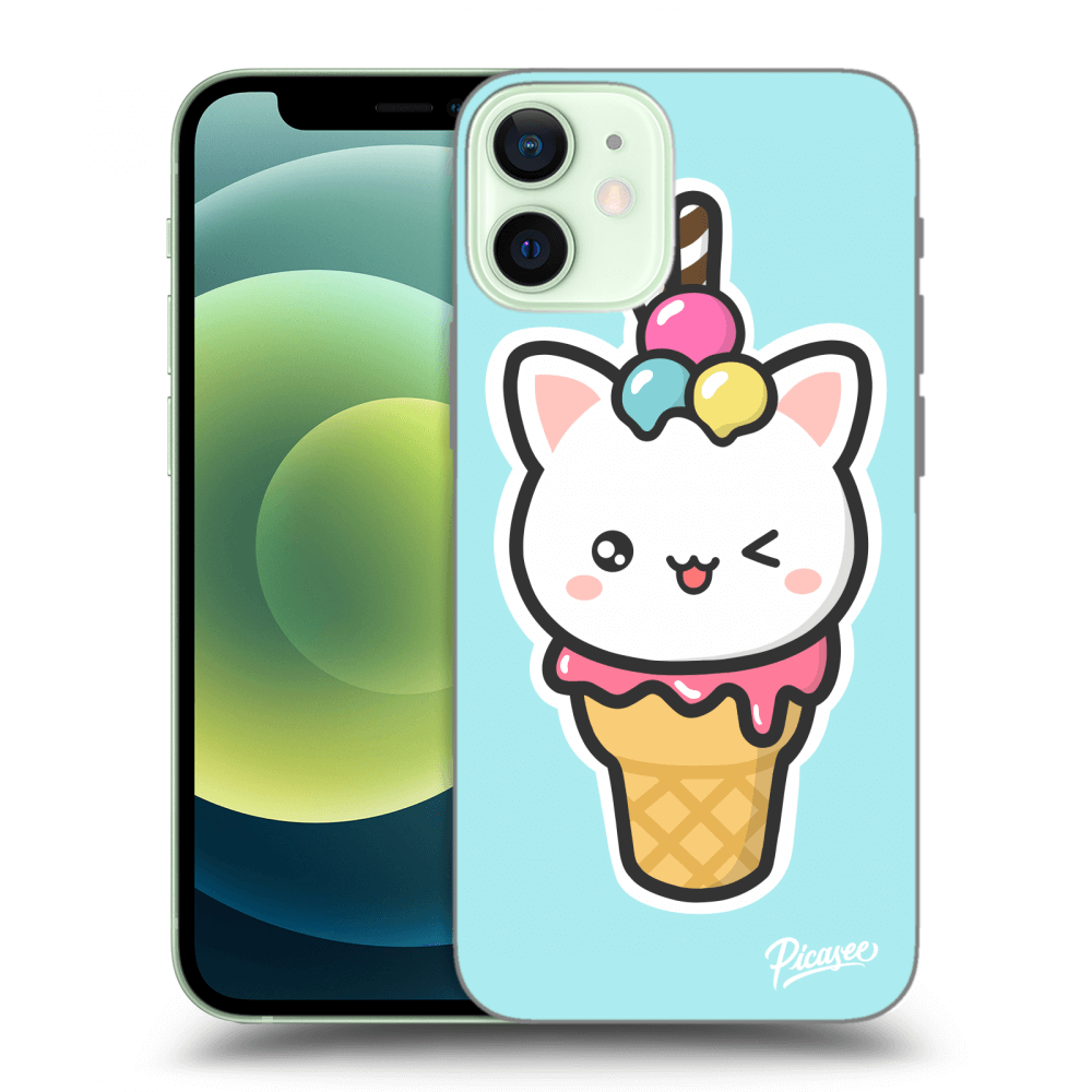 Picasee ULTIMATE CASE pro Apple iPhone 12 mini - Ice Cream Cat