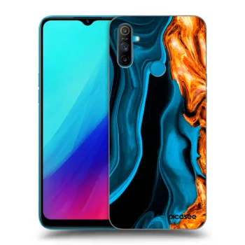 Etui na Realme C3 - Gold blue