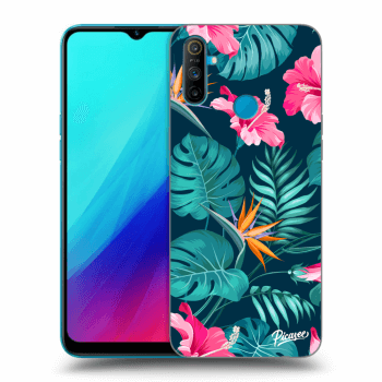 Etui na Realme C3 - Pink Monstera