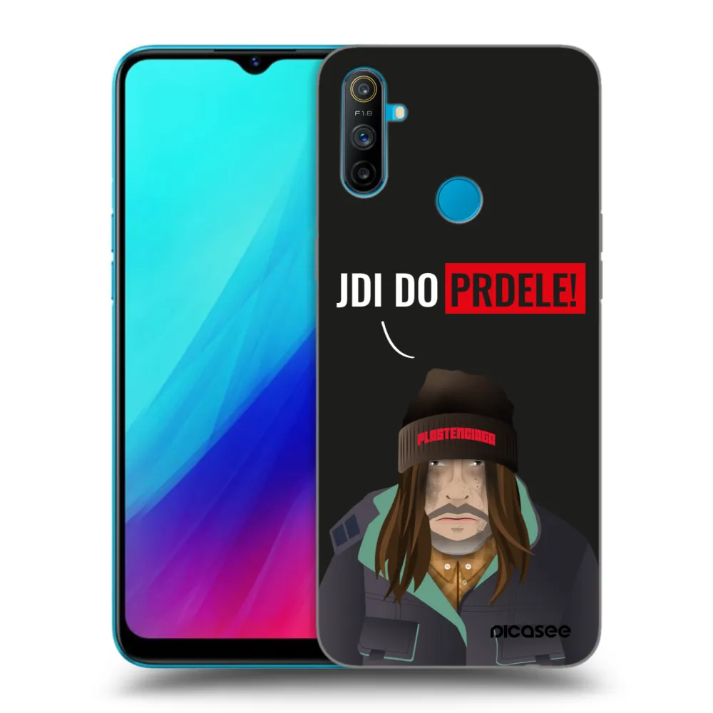 Picasee silikonowe czarne etui na Realme C3 - Bezďák
