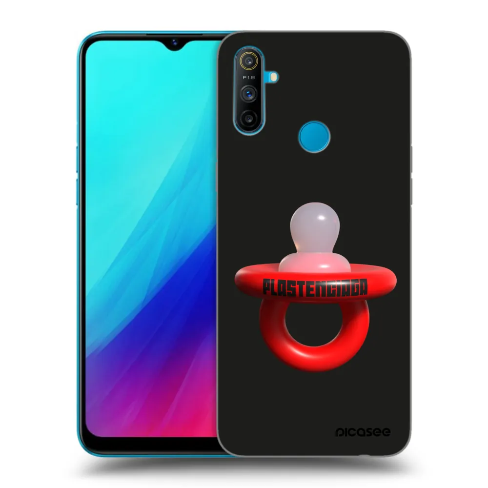 Picasee silikonowe czarne etui na Realme C3 - Le Dudel