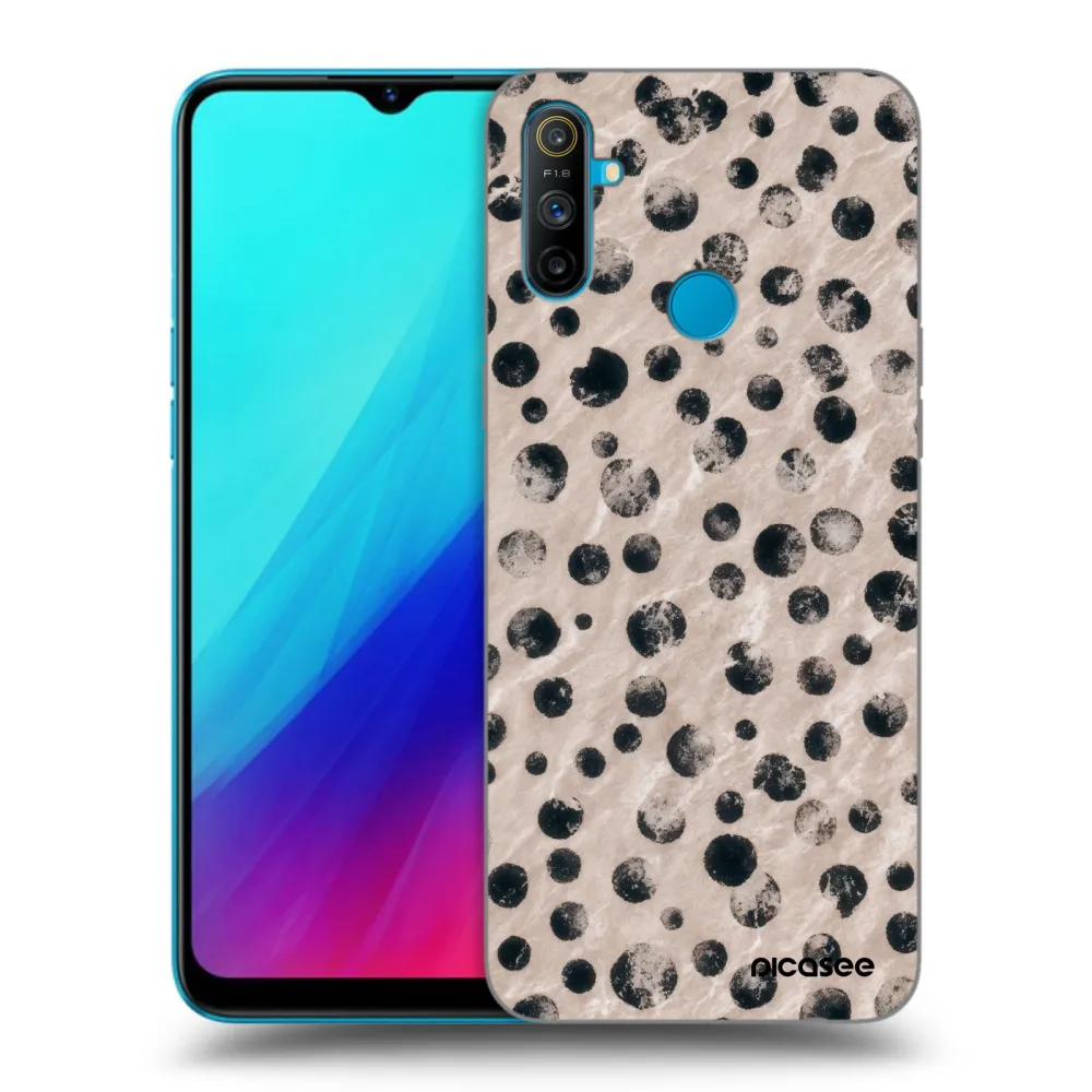 Picasee silikonowe czarne etui na Realme C3 - Inked