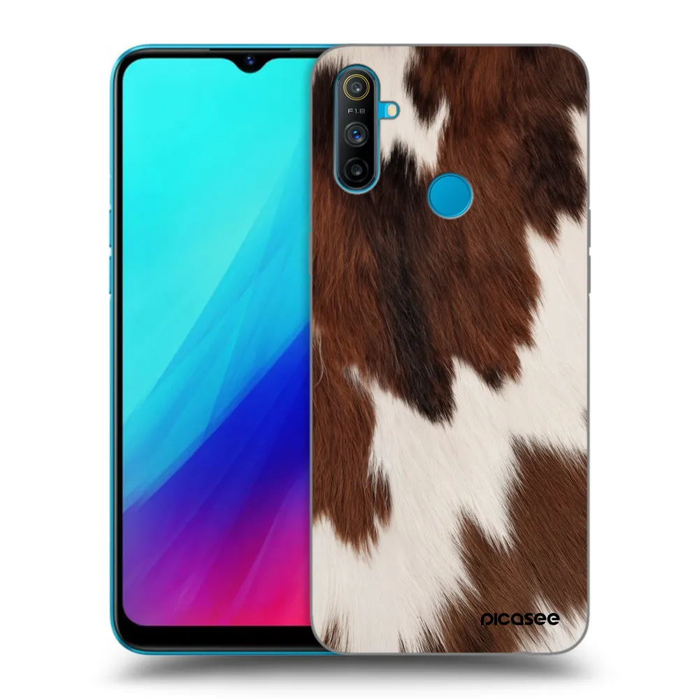 Picasee silikonowe czarne etui na Realme C3 - Rustica