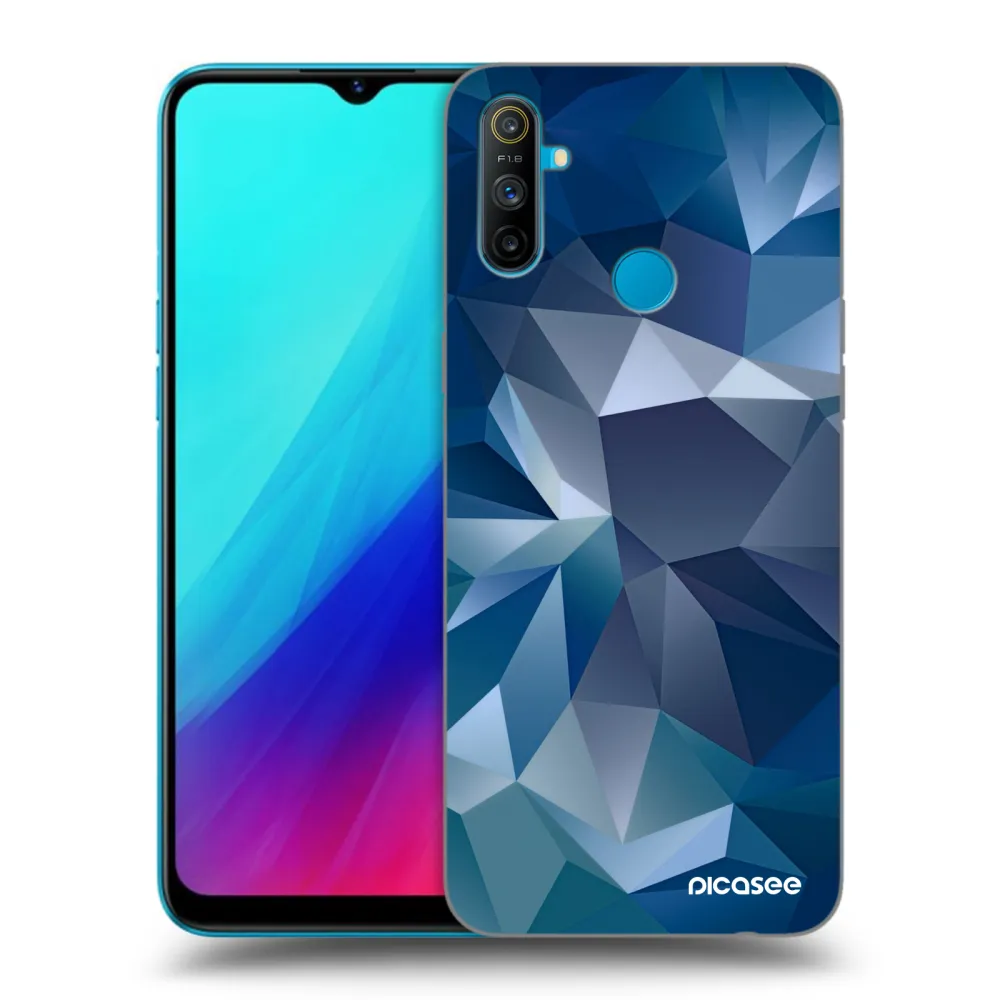 Picasee silikonowe czarne etui na Realme C3 - Wallpaper