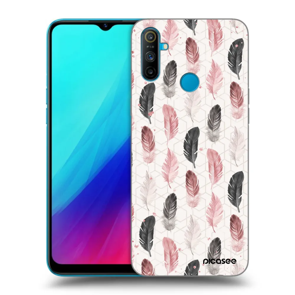 Picasee silikonowe czarne etui na Realme C3 - Feder 2