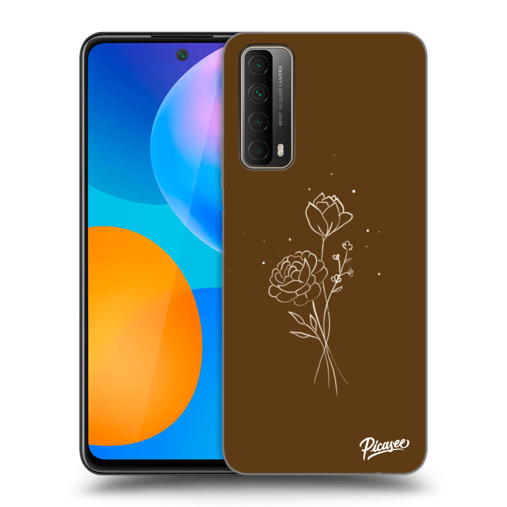 Picasee ULTIMATE CASE pro Huawei P Smart 2021 - Brown flowers