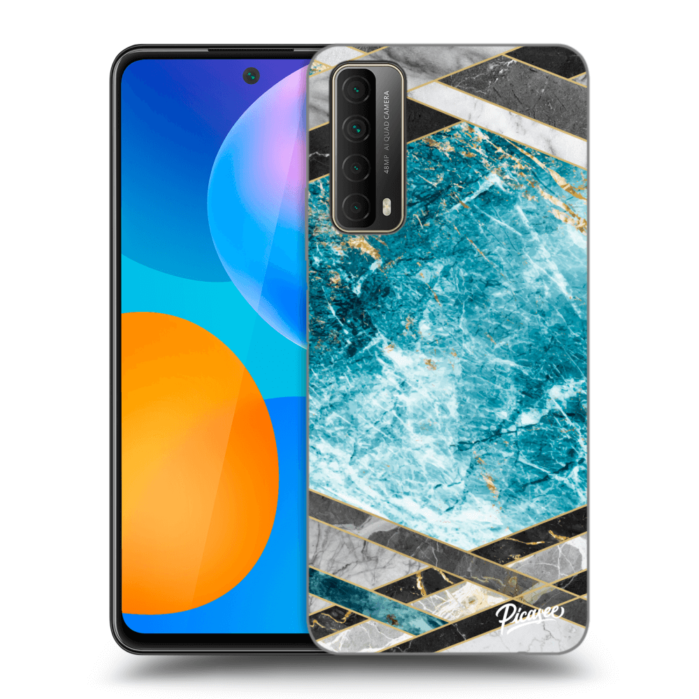 Picasee ULTIMATE CASE pro Huawei P Smart 2021 - Blue geometry