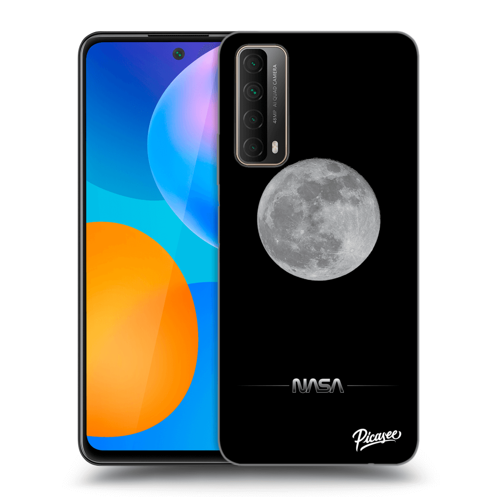 Picasee silikonowe czarne etui na Huawei P Smart 2021 - Moon Minimal