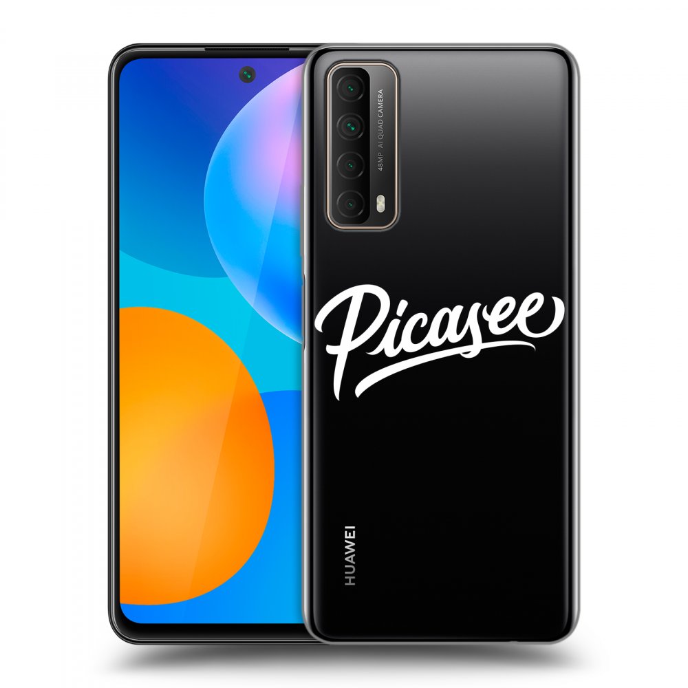 Picasee silikonowe przeźroczyste etui na Huawei P Smart 2021 - Picasee - White