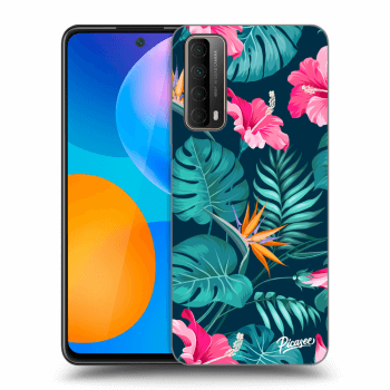 Etui na Huawei P Smart 2021 - Pink Monstera