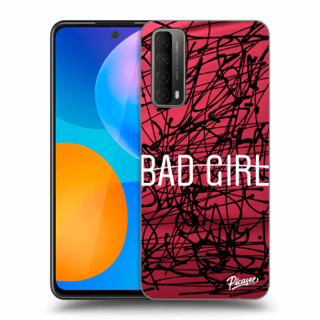 Picasee silikonowe czarne etui na Huawei P Smart 2021 - Bad girl