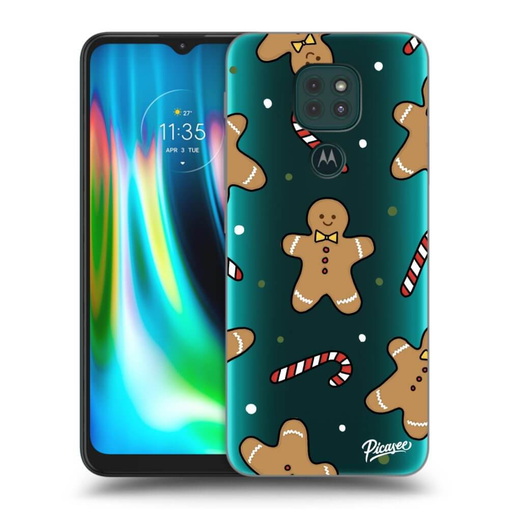 Picasee silikonowe przeźroczyste etui na Motorola Moto G9 Play - Gingerbread