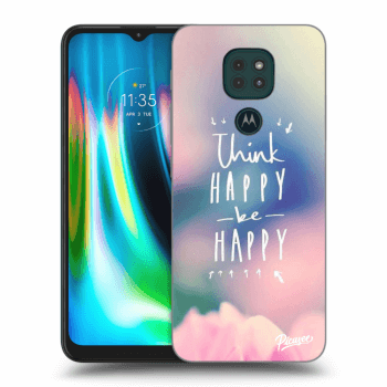 Etui na Motorola Moto G9 Play - Think happy be happy