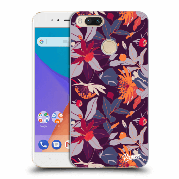 Etui na Xiaomi Mi A1 Global - Purple Leaf