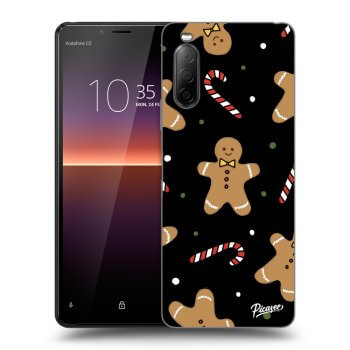 Picasee silikonowe czarne etui na Sony Xperia 10 II - Gingerbread