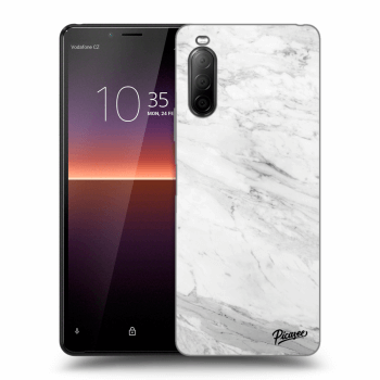 Etui na Sony Xperia 10 II - White marble