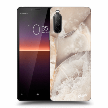 Etui na Sony Xperia 10 II - Cream marble