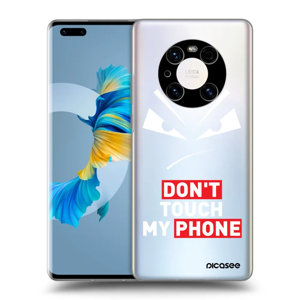 Picasee silikonowe przeźroczyste etui na Huawei Mate 40 Pro - Evil Eye - Transparent
