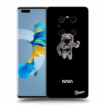 Picasee silikonowe przeźroczyste etui na Huawei Mate 40 Pro - Astronaut Minimal