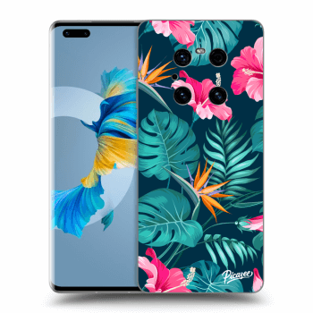 Etui na Huawei Mate 40 Pro - Pink Monstera
