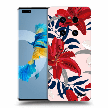 Etui na Huawei Mate 40 Pro - Red Lily