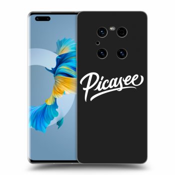 Picasee silikonowe czarne etui na Huawei Mate 40 Pro - Picasee - White