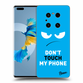 Etui na Huawei Mate 40 Pro - Angry Eyes - Blue