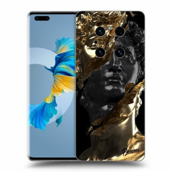 Etui na Huawei Mate 40 Pro - Gold - Black