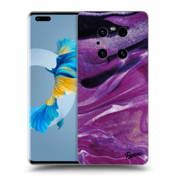 Etui na Huawei Mate 40 Pro - Purple glitter