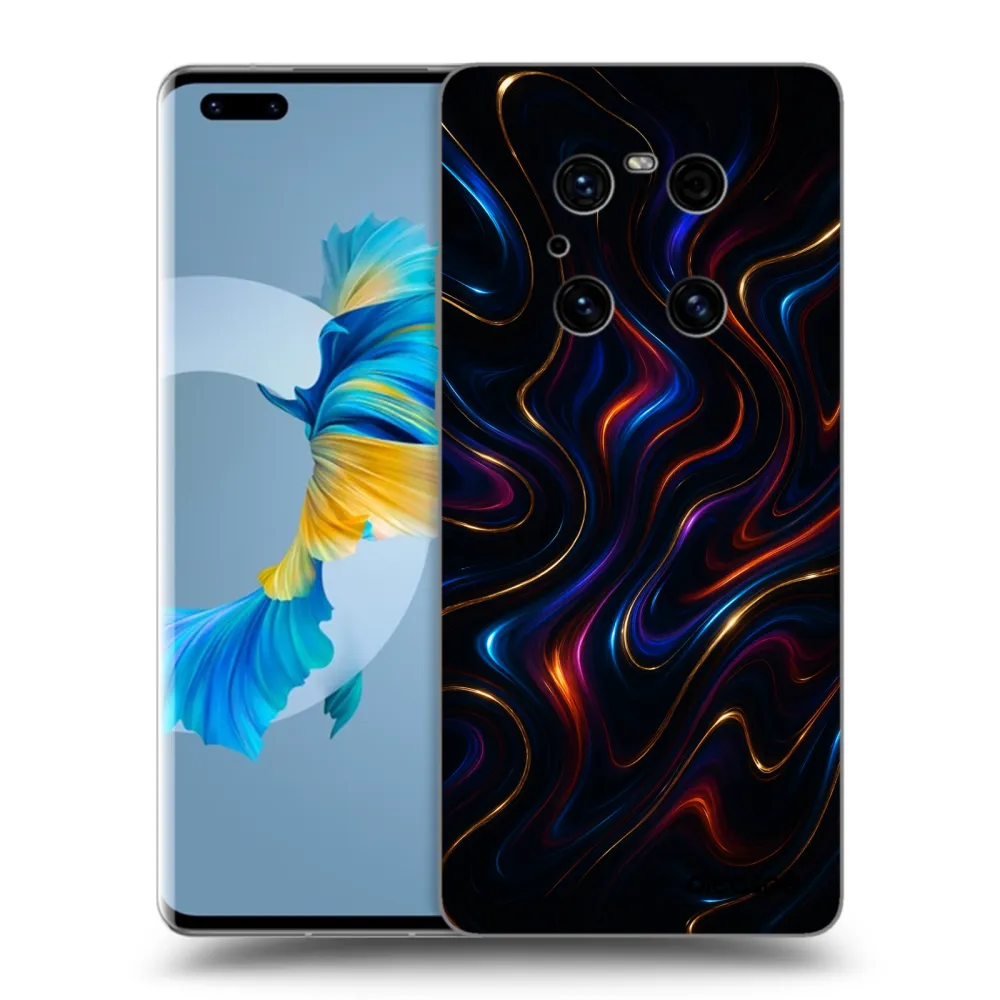Picasee silikonowe czarne etui na Huawei Mate 40 Pro - Noir